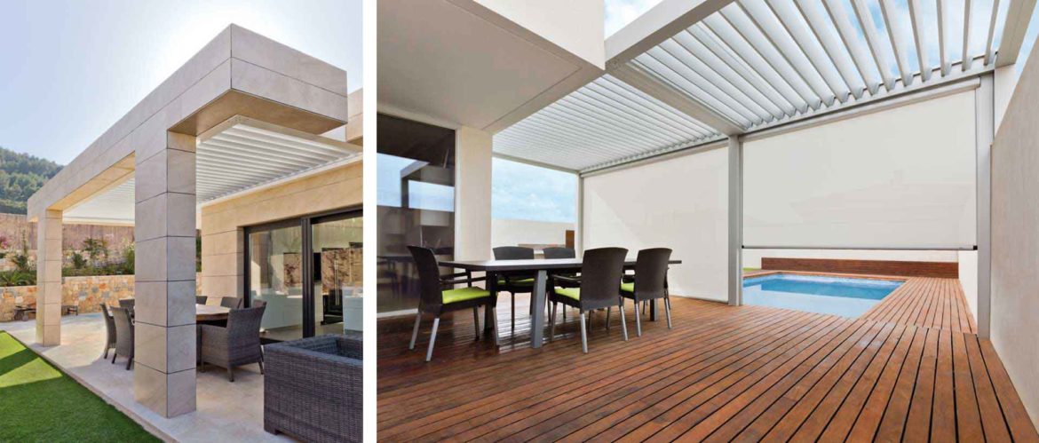 Pérgolas bioclimáticas