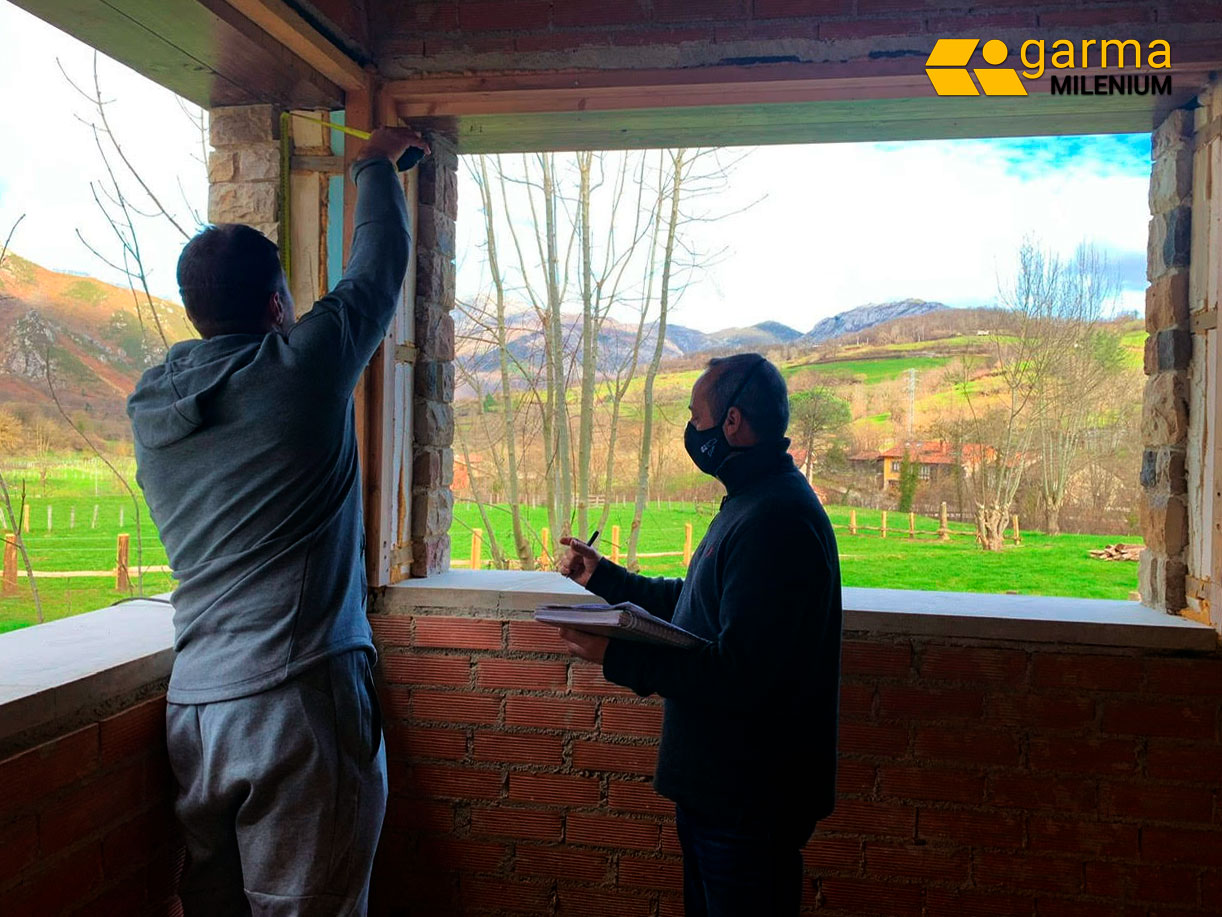 Instalación Ventanas madera maciza