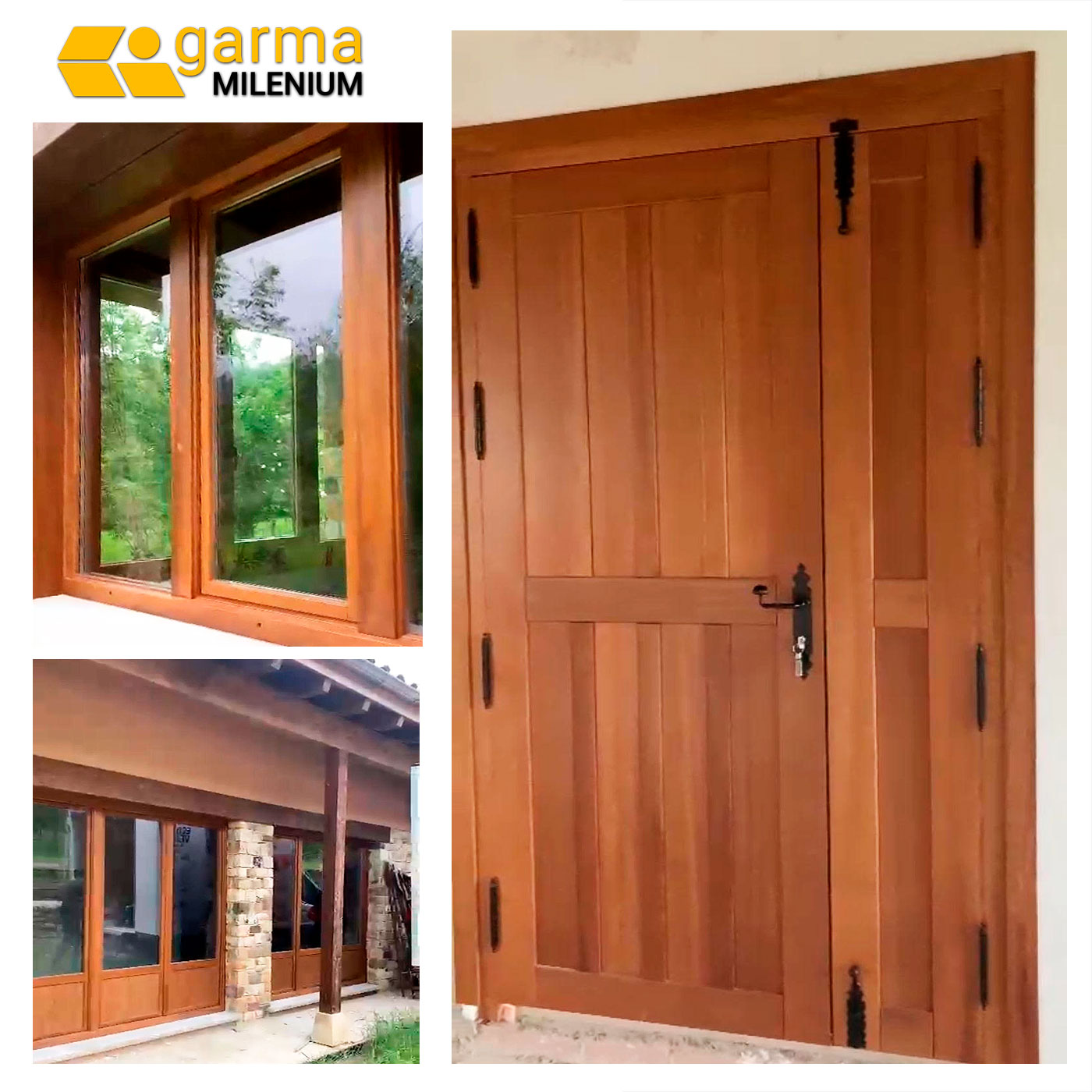 puertas y Ventanas de madera maciza