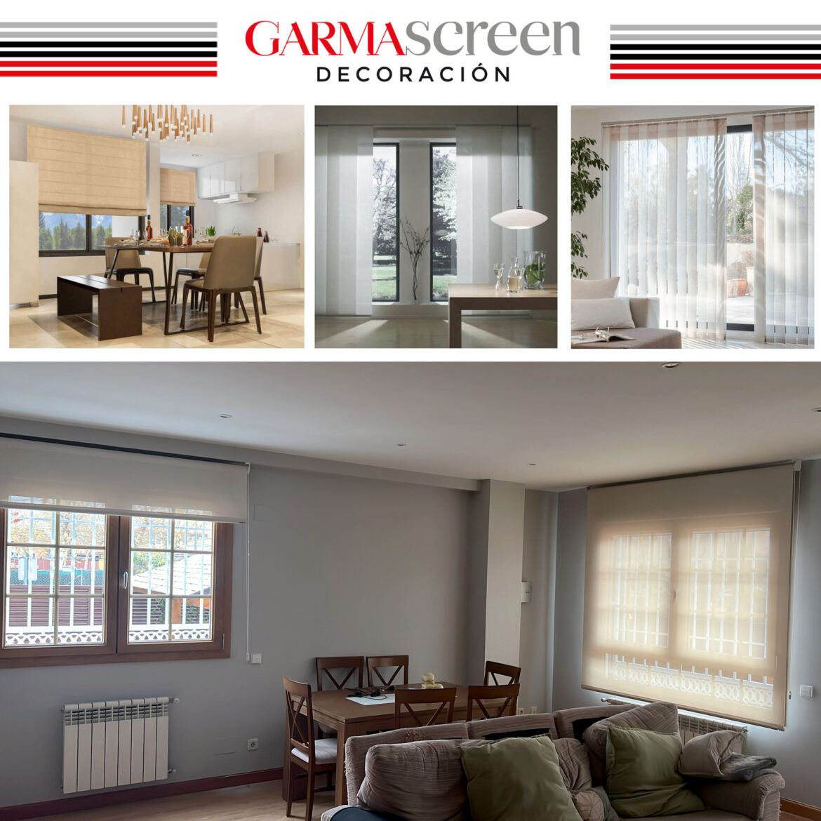 GarmaScreen: Estores y cortinas a medida