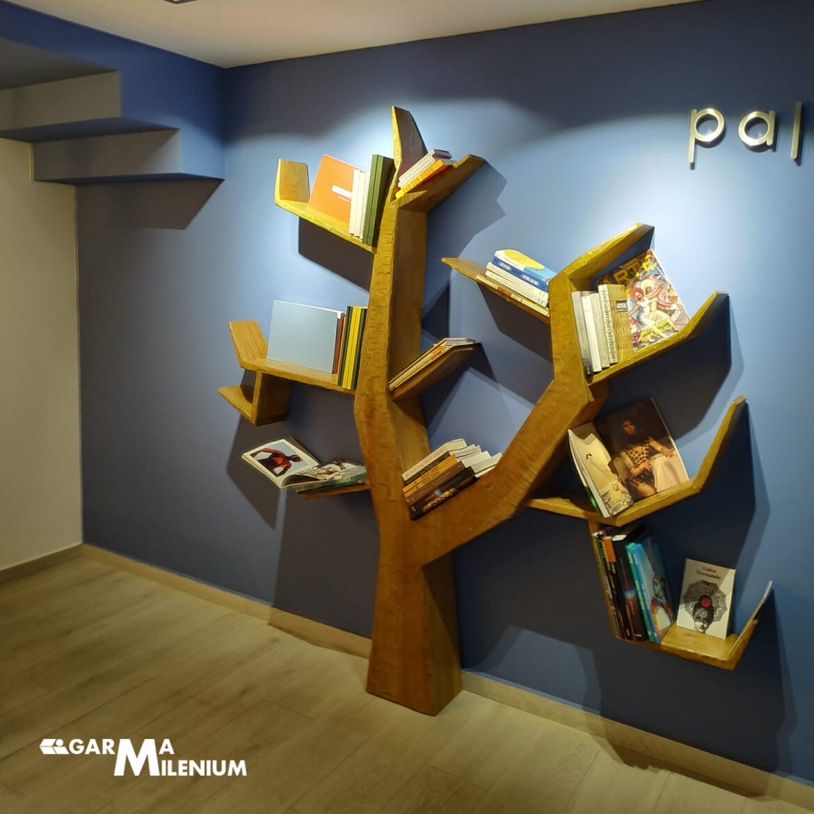Librería de madera a medida