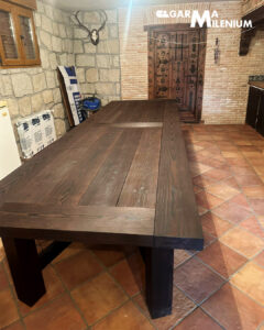 Mesa de madera maciza a medida