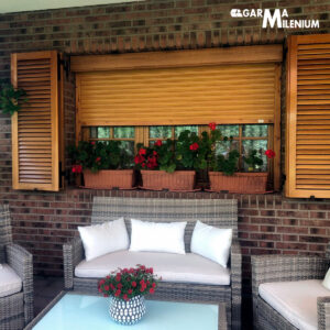 Persianas imitación madera