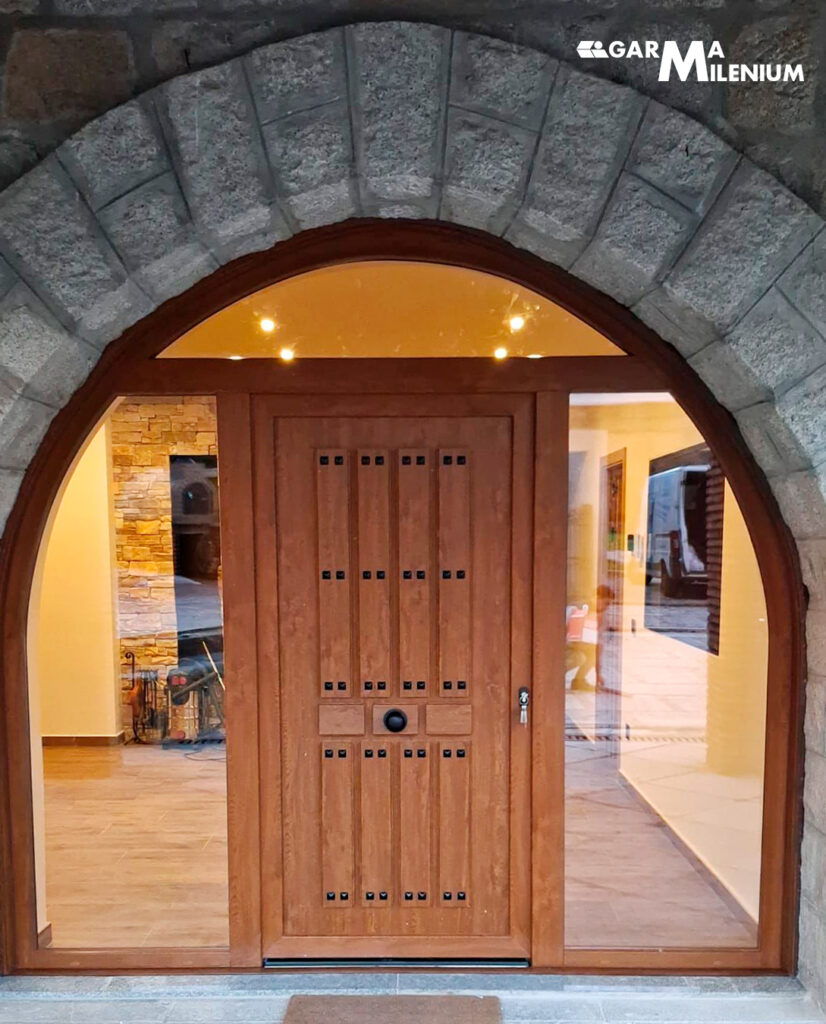 Puerta de madera a medida