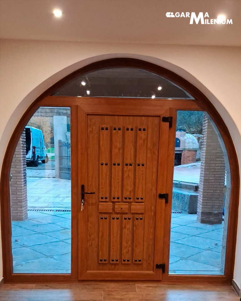 Puerta de madera a medida