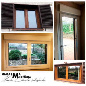 Instalación de ventanas de PVC y puertas madera por Garma Milenium