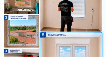 instalación de ventanas de PVC