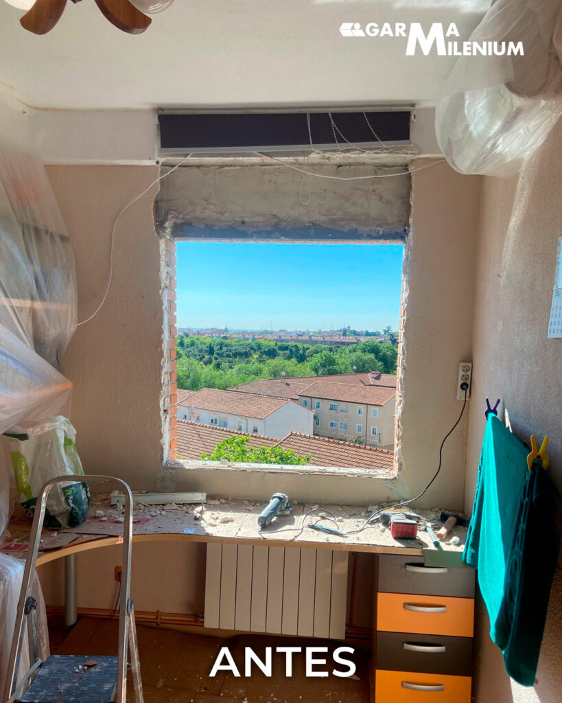 Proceso instalación ventana PVC